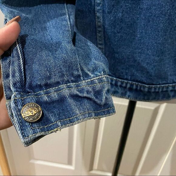 AG920 Petite Collection Denim Jacket Boho Floral - Picture 6 of 10
